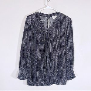Kate Spade Black and White Blouse